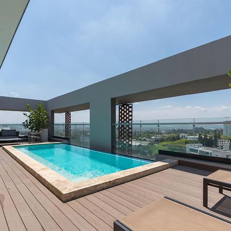 Modern Luxury Condo With Rooftop Pool & Gym Сантьяго-де-лос-Кабальерос Экстерьер фото